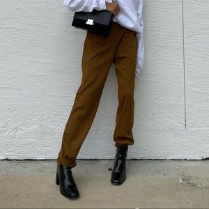 Brown trousers